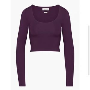 Babaton Small Contour Long Sleeve Top in Purple💜